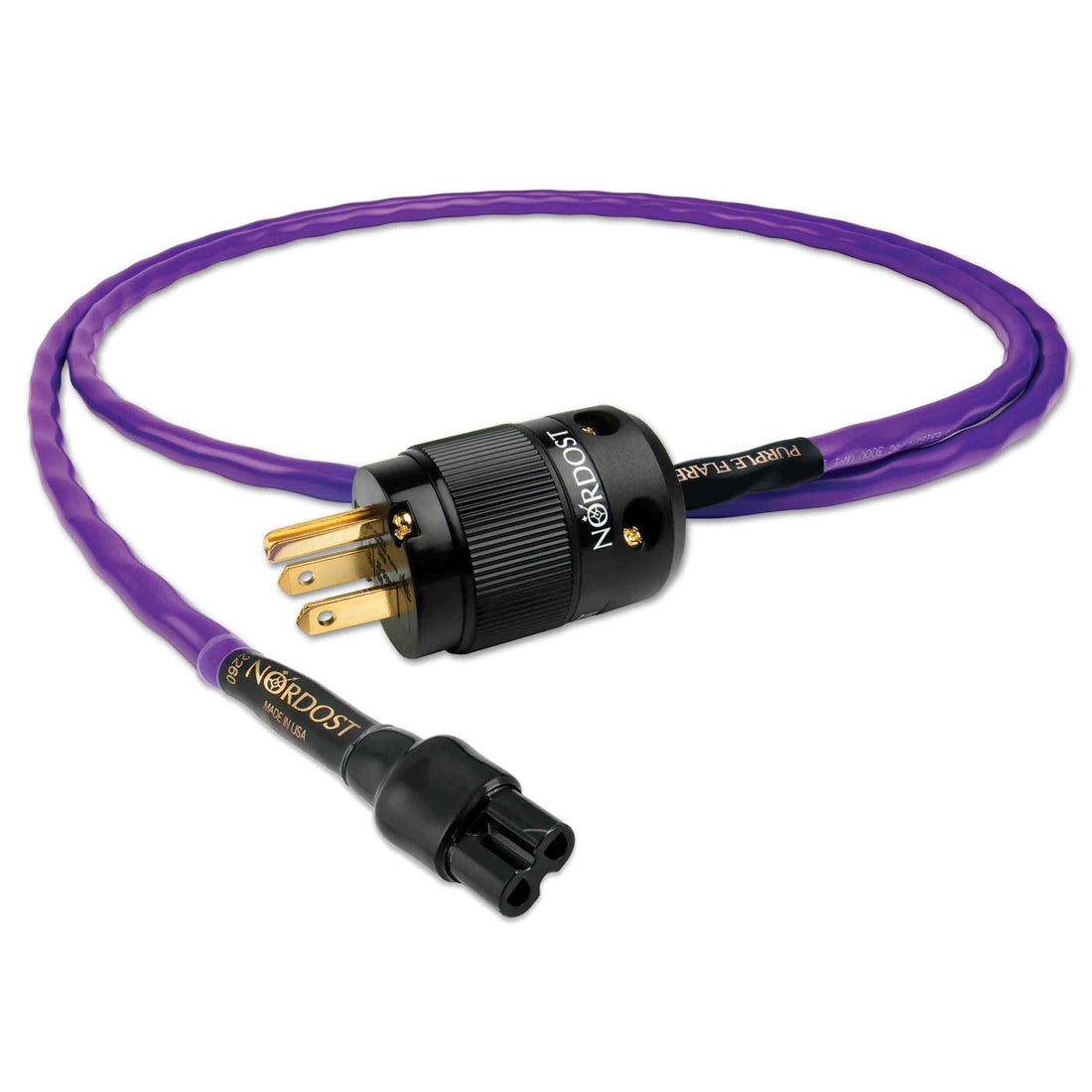Purple Flare Power Cable