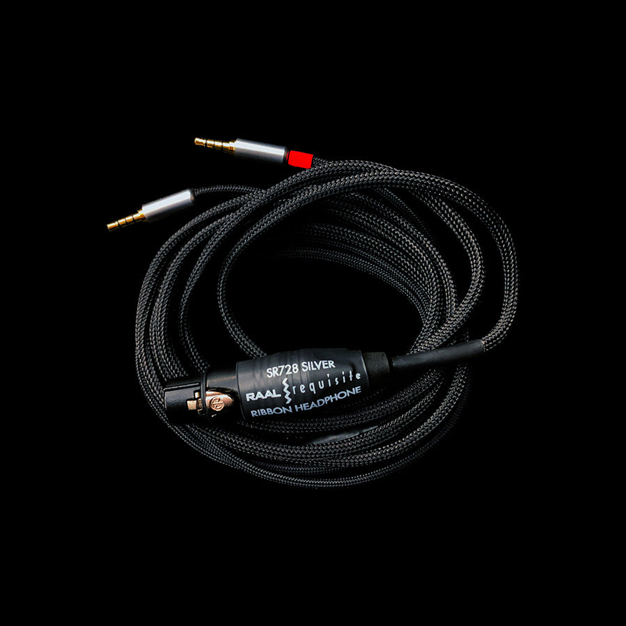 Silver Upgrade Cable for Ribbon Headphones